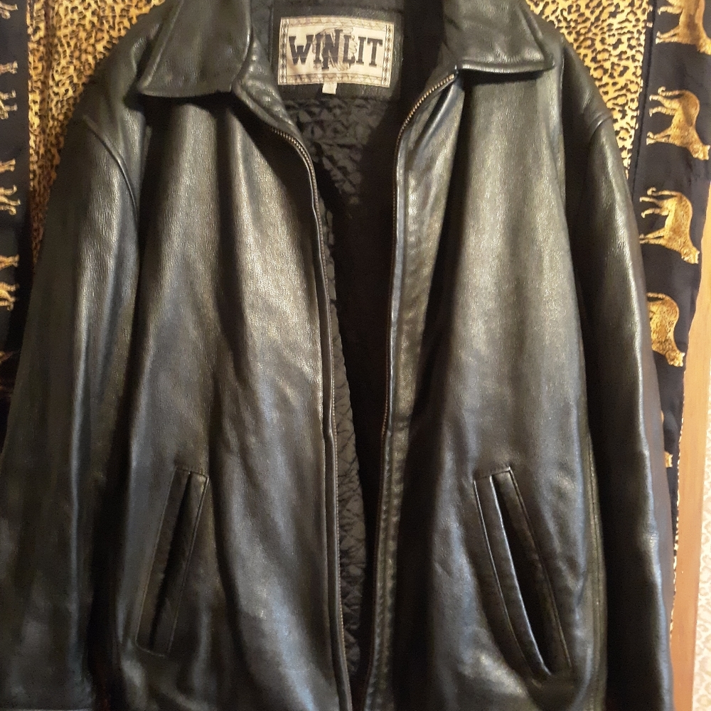 Winlet leather jacket